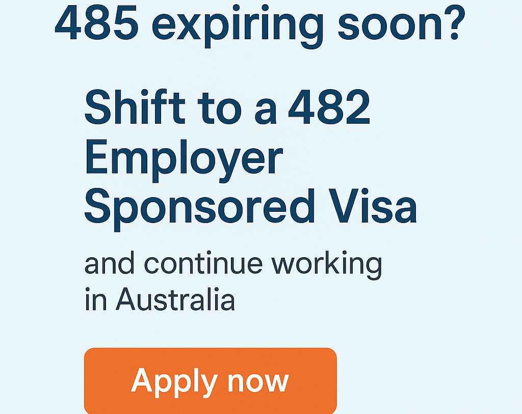 485 visa to 482 employer sponsored visa
